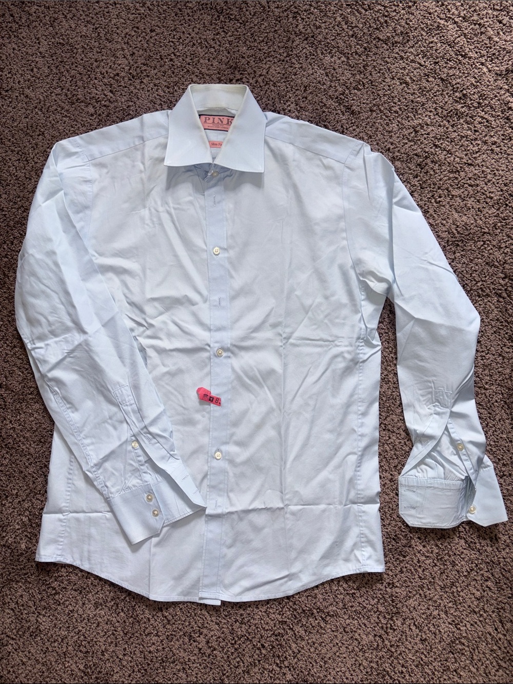 Thomas Pink Light Blue Men's Dress Shirt